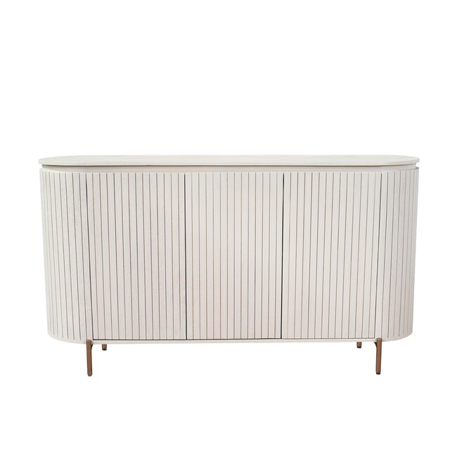 Starfurn Dressoir Solana Zand Mangohout 165 cm