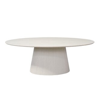 Starfurn Ovale eettafel Solana Zand Mangohout 210 cm