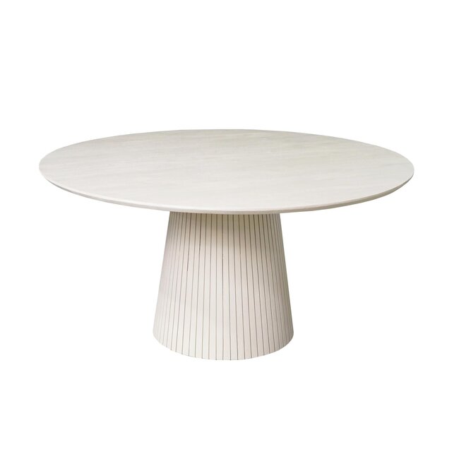 Starfurn Ronde eettafel Solana Zand Mangohout 130 cm