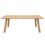 Nijwie Salo eetkamertafel 160, langwerpig met ronde hoeken, Naturel eiken