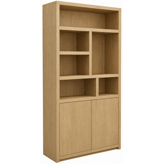 Nijwie Boekenkast Tampere 120 cm Naturel eiken