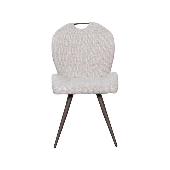 Label51 Eetkamerstoel Silly - Naturel Royal Boucle | Brons Metaal