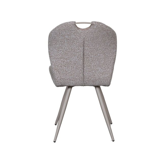 Label51 Eetkamerstoel Silly | Naturel Royal Boucle | Zwart Metaal