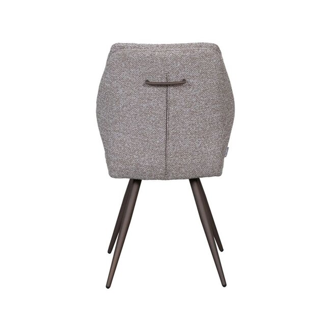 Label51 Eetkamerstoel Silvain | Mushroom Royal Boucle | Brons Metaal