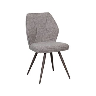 Label51 Eetkamerstoel Silvain | Mushroom Royal Boucle | Brons Metaal