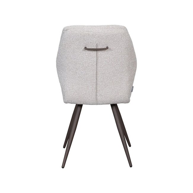 Label51 Eetkamerstoel Silvain | Naturel Royal Boucle | Taupe Metaal