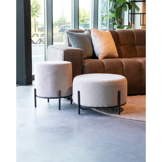 Label51 LABEL51 Poef Troy - Naturel - Boucle - M