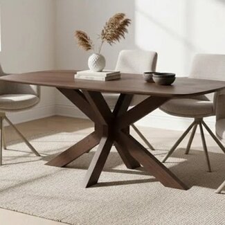 MySons Eetkamertafel Capricorn 200 cm Acacia Marron Bruin