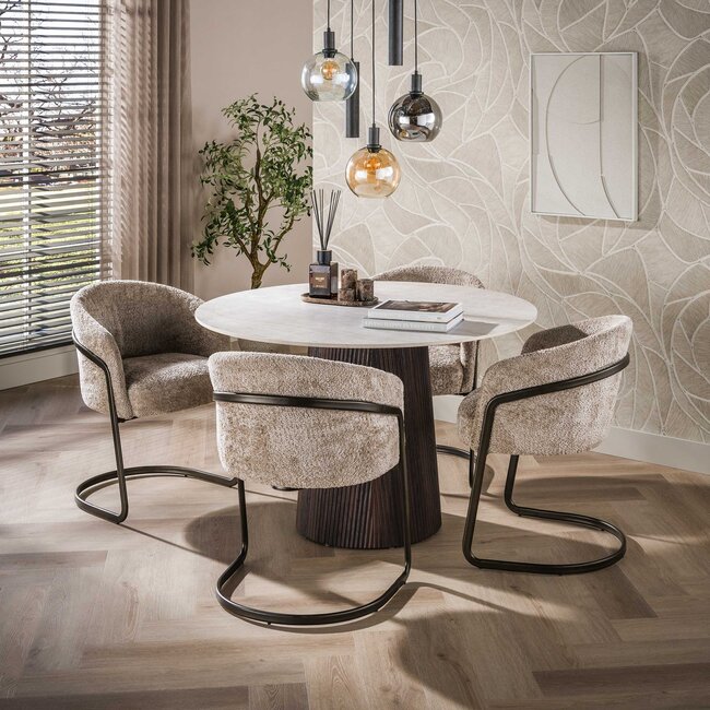 WoonStijl Armstoel Sway Hoven Zand