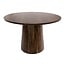 WoonStijl Eettafel Central rond Ø130 cm  acacia bruin