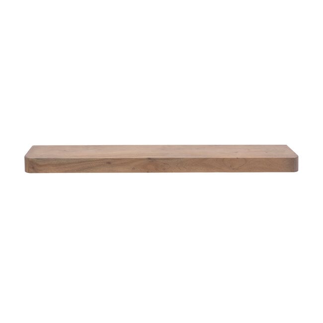 WoonStijl Wandplank Carve 150 cm acacia bruin