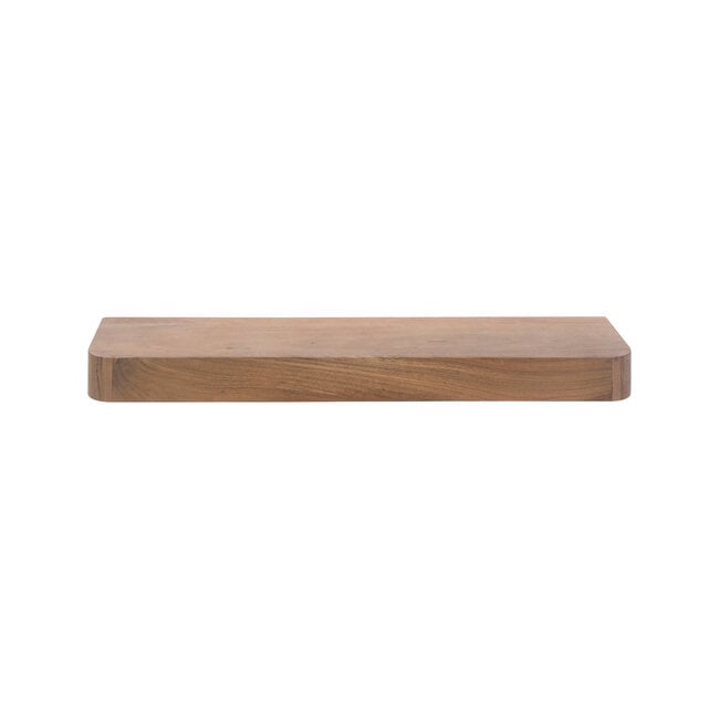WoonStijl Wandplank Carve 100 cm acacia bruin