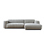 Pepp OCEAN met chaise longue rechts - Linnen Boston Cement