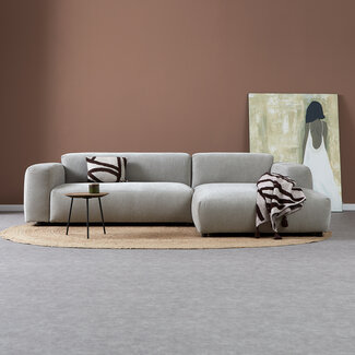 Pepp OCEAN met chaise longue rechts - Linnen Boston Cement