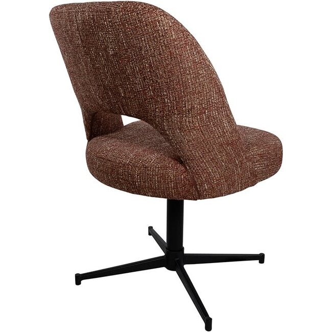 Nijwie Eetkamerstoel Maxima - draaipoot 360 - Field Wine red 232