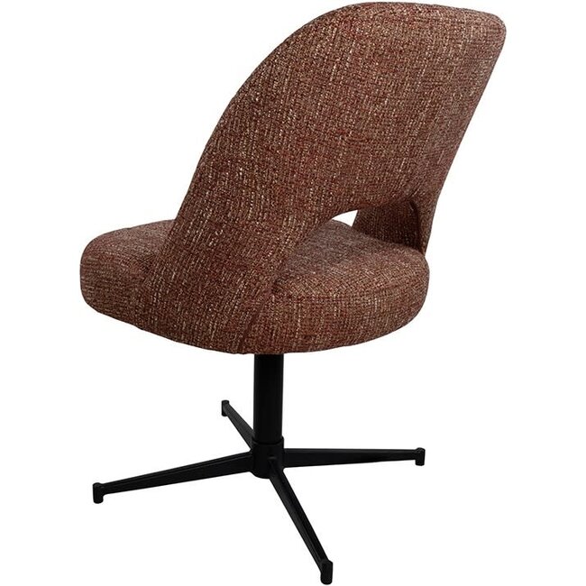 Nijwie Eetkamerstoel Maxima - draaipoot 360 - Field Wine red 232