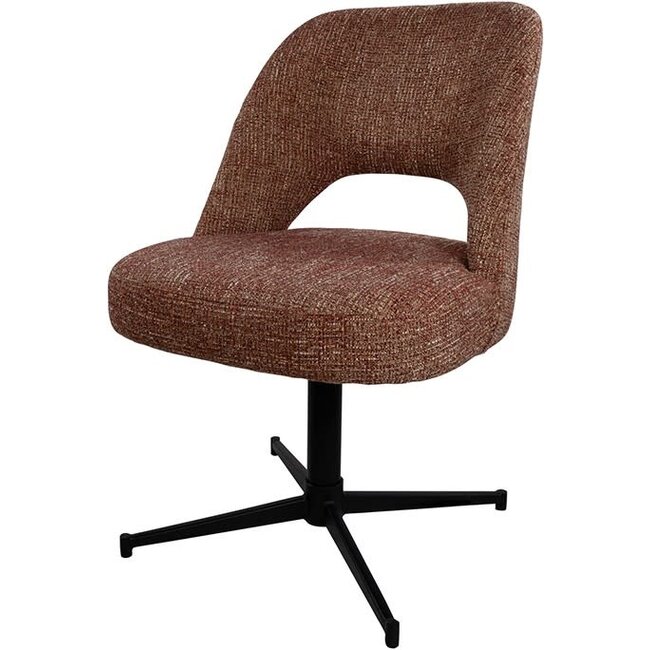 Nijwie Eetkamerstoel Maxima - draaipoot 360 - Field Wine red 232