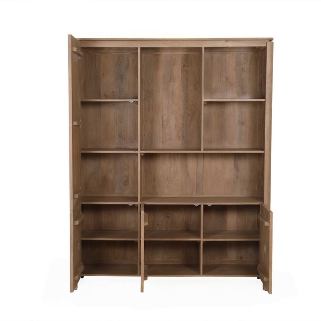Starfurn Vakkenkast XL Dallas Naturel Mangohout 160 cm