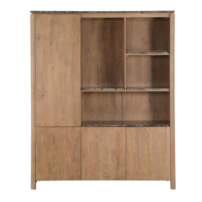 Starfurn Vakkenkast XL Dallas Naturel Mangohout 160 cm