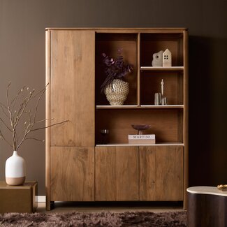 Starfurn Vakkenkast XL Dallas Naturel Mangohout 160 cm