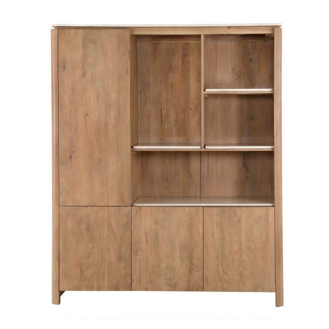 Starfurn Vakkenkast XL Dallas Naturel Mangohout 160 cm