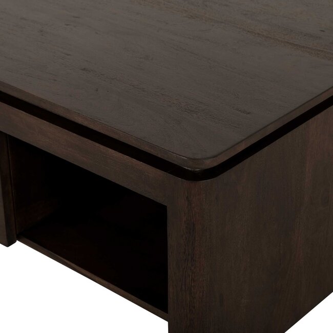 Starfurn Vierkante Salontafel Dallas Bruin Mangohout 80 cm