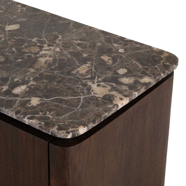 Starfurn Tv meubel Dallas Bruin Mangohout 165 cm