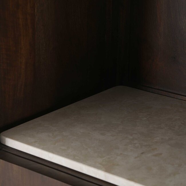 Starfurn Boekenkast Dallas Bruin Mangohout 55 cm