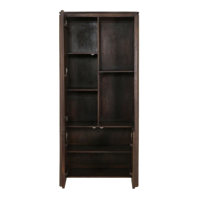 Starfurn Vakkenkast Dallas Bruin Mangohout 90 cm