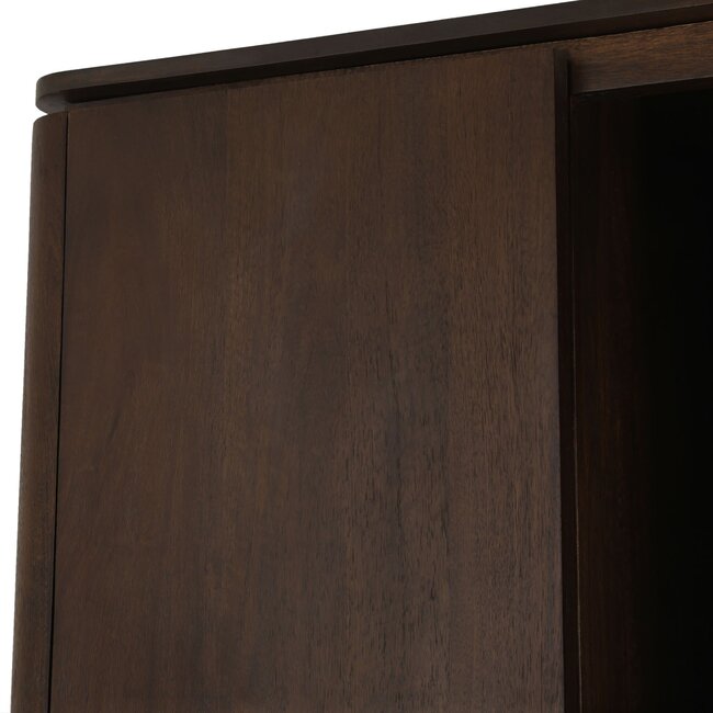 Starfurn Vakkenkast XL Dallas Bruin Mangohout 160 cm
