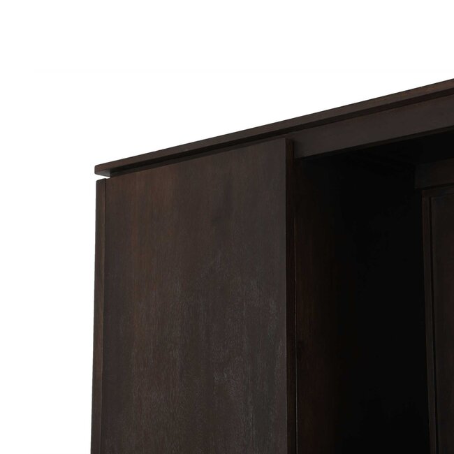 Starfurn Vakkenkast XL Dallas Bruin Mangohout 160 cm