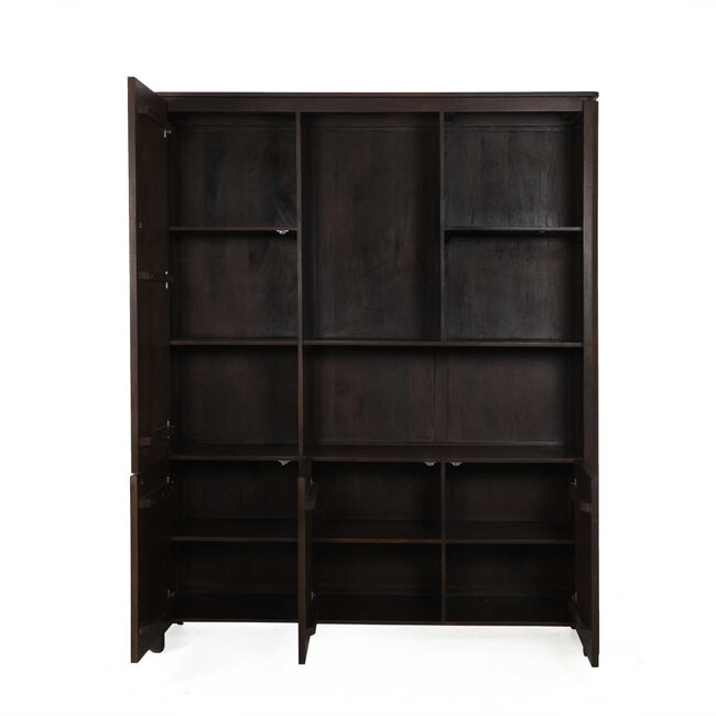 Starfurn Vakkenkast XL Dallas Bruin Mangohout 160 cm