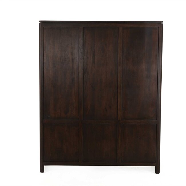 Starfurn Vakkenkast XL Dallas Bruin Mangohout 160 cm