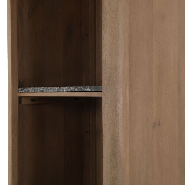 Starfurn Boekenkast Dallas Naturel Mangohout 55 cm