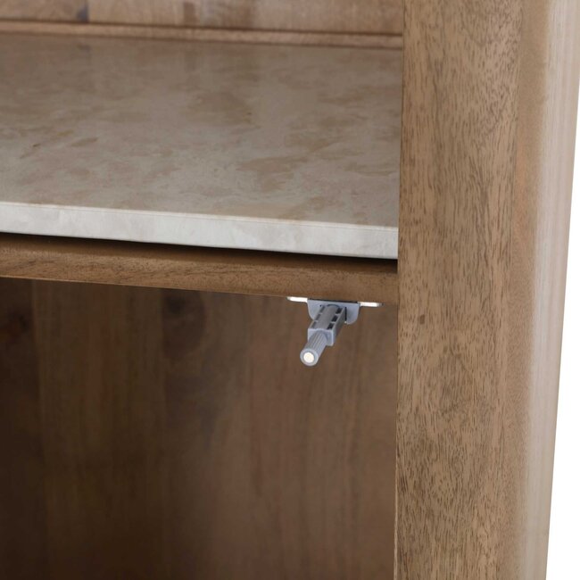 Starfurn Boekenkast Dallas Naturel Mangohout 55 cm