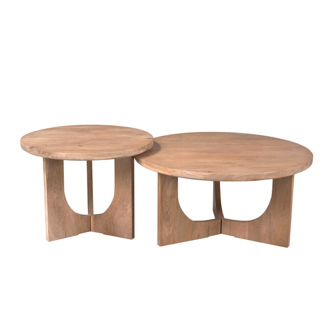 Starfurn Salontafel Guus Naturel Mangohout 60 cm