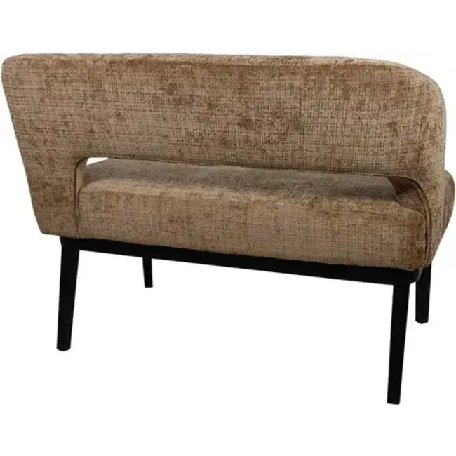 Nijwie Eetkamerbank Bowie 105 cm - arm links - cremona cinnamon 18