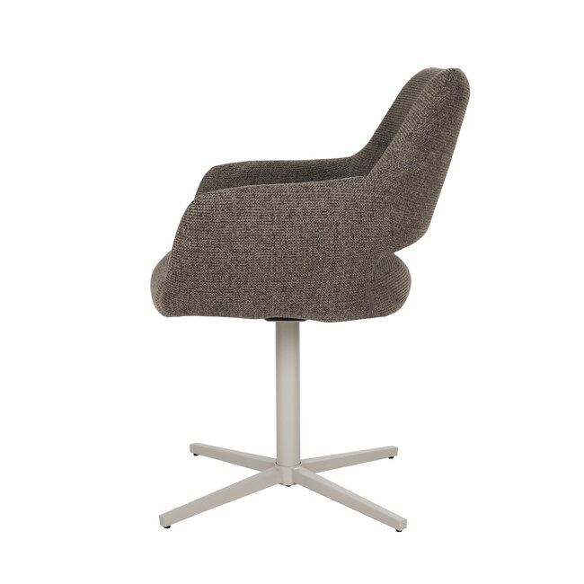 Starfurn Draaibare eetkamerstoel Lux Bruin