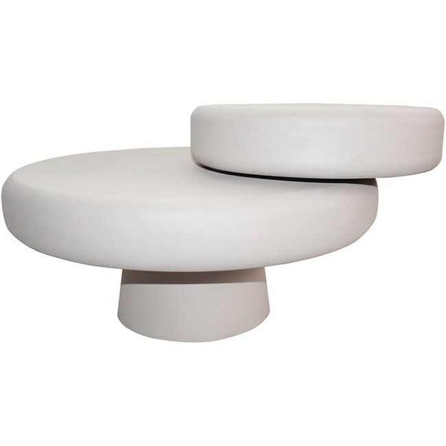 Nijwie Salontafel Formaggio Alkmaar Ø68 Off-white