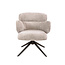 WoonStijl Fauteuil Flex draaibaar Hoven zand-bruin