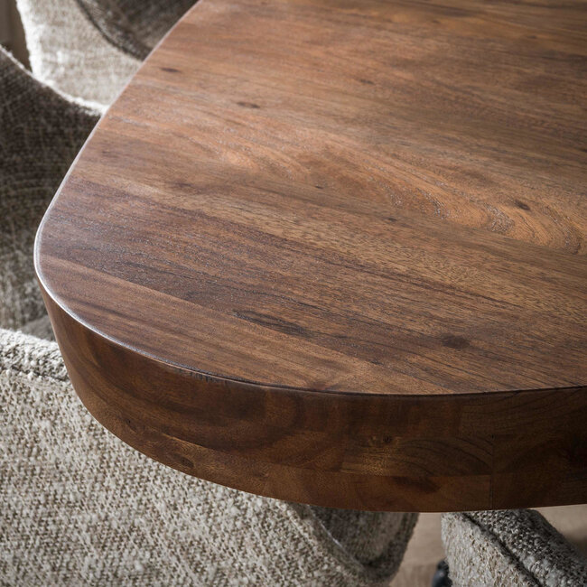 WoonStijl Eettafel Arcadia triangle 165cm Acacia bruin