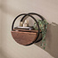 WoonStijl Wandschap Circular 1 lade Ø50cm Acacia bruin