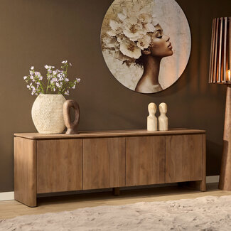 Starfurn Tv meubel Dallas Naturel Mangohout 210 cm