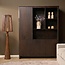 Starfurn Vakkenkast XL Dallas Bruin Mangohout 160 cm