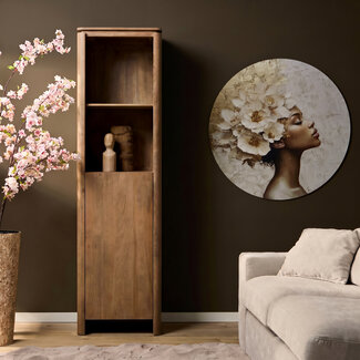 Starfurn Boekenkast Dallas Naturel Mangohout 55 cm