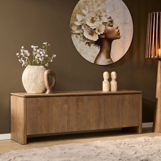 Starfurn Tv meubel Dallas Naturel Mangohout 165 cm