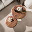 WoonStijl Salontafel Rona set van 2 acacia bruin