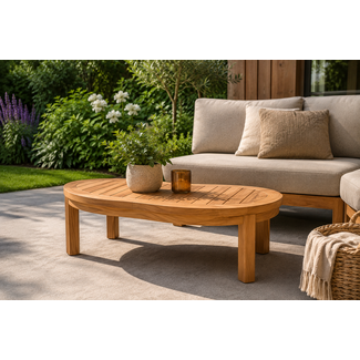 Benoa Tuin Salontafel Organisch Teak