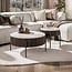 WoonStijl Salontafel Ceramo rond set van 2 Taj Mahal