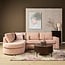 MySofa Alma Hoekbank Roze Divan Links+2,5 zits
